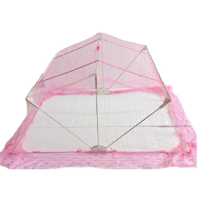 Picture of শিশুর মশারি ভাঁজ করা নেট-গোলাপী (থাই মানের) - mosquito net