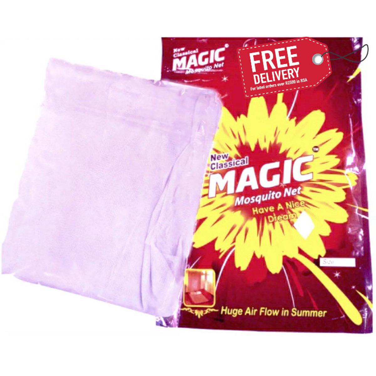 Picture of Classical magic mosquito net- white 6x7 Feet