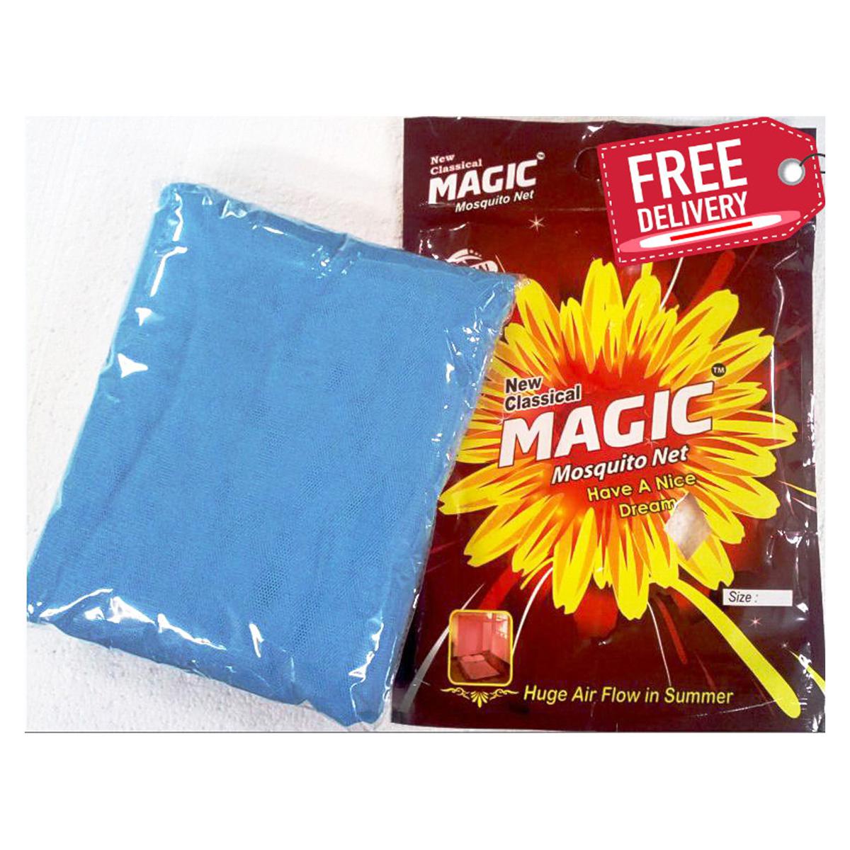 Picture of Nylon Magic Mosquito Net-Sky Blue