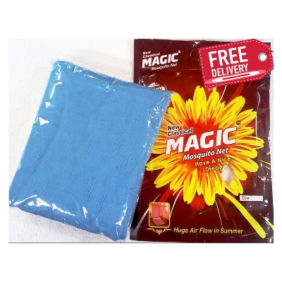 Picture of Nylon Magic Mosquito Net-Sky Blue
