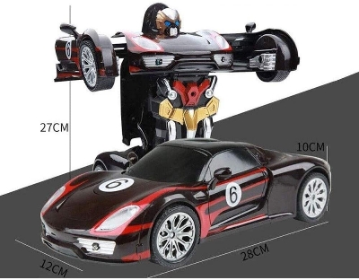 Picture of Children's Charging Toy Induction Deformation Remote Control Car King Kong Robot Sports Car Toy Remote Control Speed Drifting Racing Car Toy Model for Kids Adults Toddlers Boys Girls Gift
