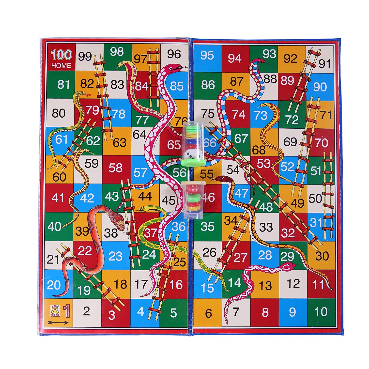 Picture of Techno The Legend 360 Ludo - Board Game (White)