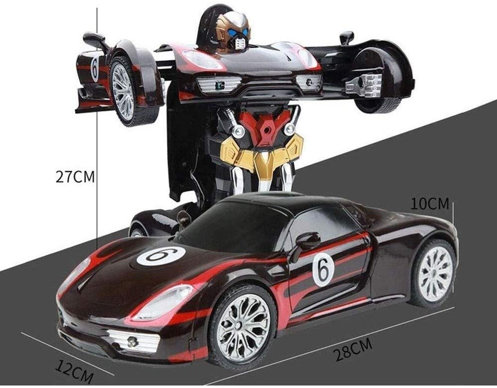 Picture of Children's Charging Toy Induction Deformation Remote Control Car King Kong Robot Sports Car Toy Remote Control Speed Drifting Racing Car Toy Model for Kids Adults Toddlers Boys Girls Gift