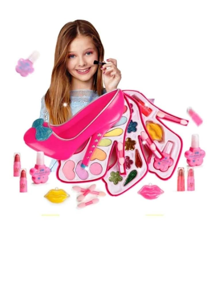 Picture of Barbie Toy Shoe Cosmetic Kids Makeup for Kids Girls Makeup Set Girls Toys