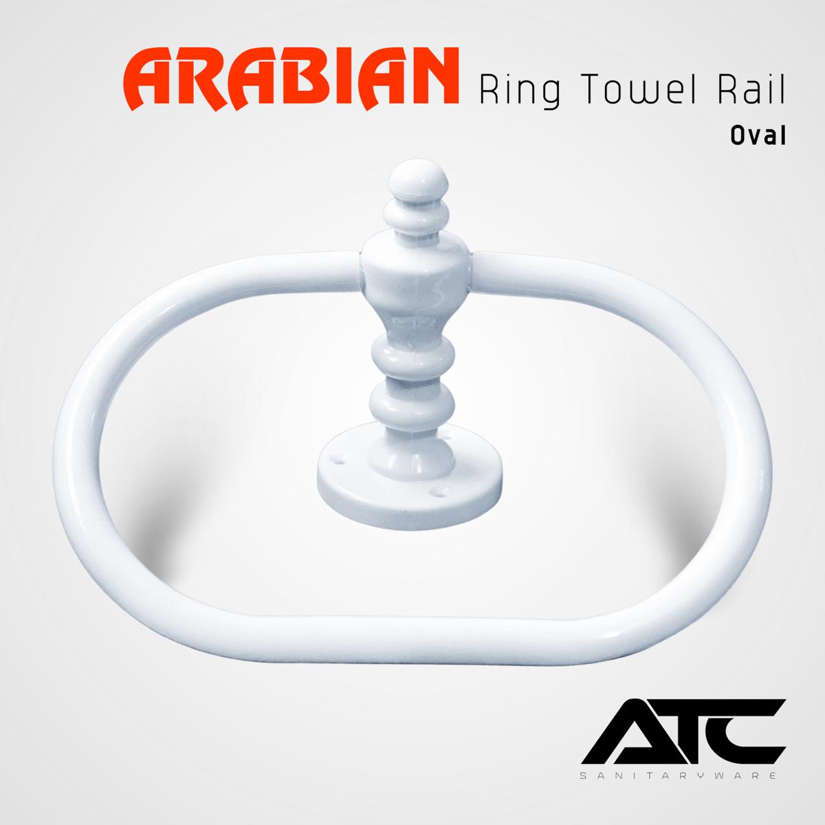 Picture of Arabian Ring Hand Towel Holder, Suction Cup Towel Ring, Plastic Round Towel Hanger, Towel rack , kitchen towel hanger , new model towel holder