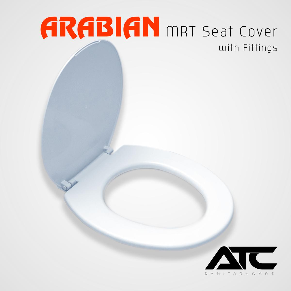 Picture of ARABIAN Standard Quality High Commode Seat Cover (With Fittings), Water Closet Seat