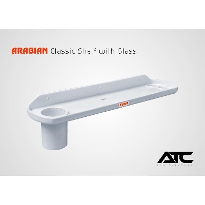 Picture of Arabian classic shelf for bathroom and basin – bathroom corner shelf