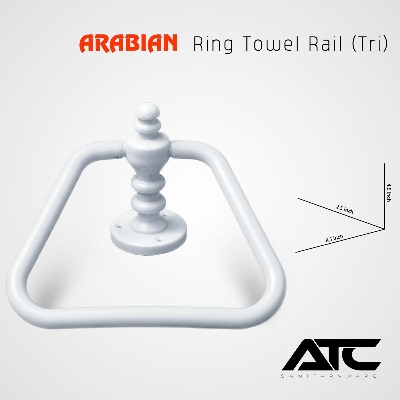 Picture of ARABIAN Ring towel Rail (Triangle Shape) Bathroom Accessories Wall Mounted Triangle Style Towel Holder