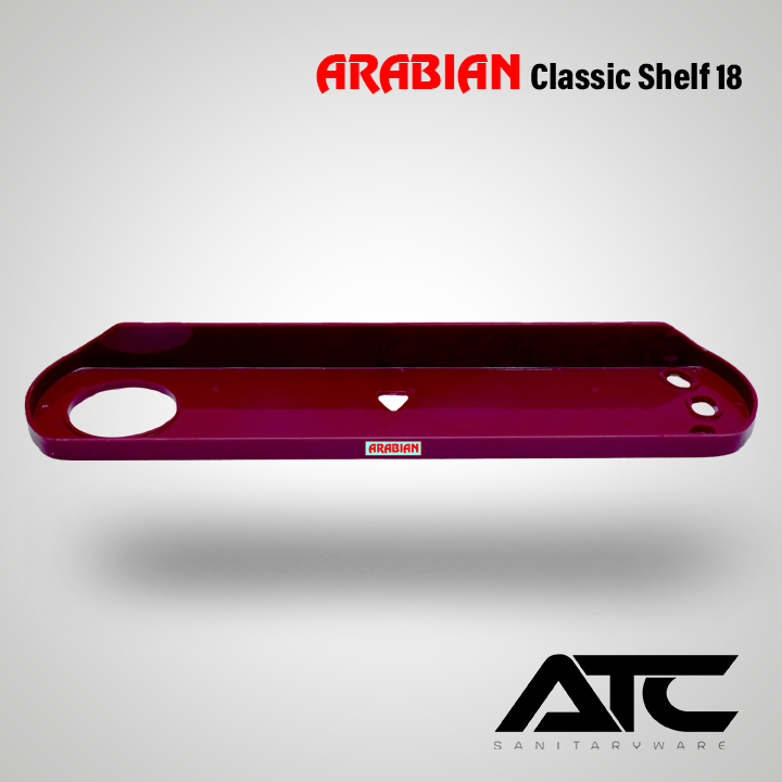Picture of ARABIAN 17inch Classic Shelf  for Bathroom and Basin -Maroon