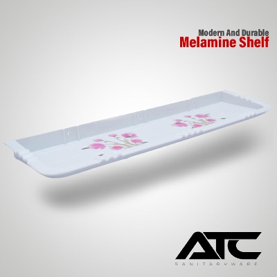 Picture of 18inch Melamine Shelf for Bathroom and Basin