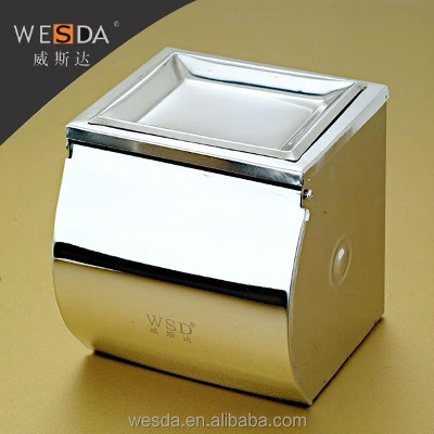 Picture of Toilet Paper Roll Holder with Soap Tray /Tissue Paper Dispenser for Bathroom Stainless Steel Waterproof