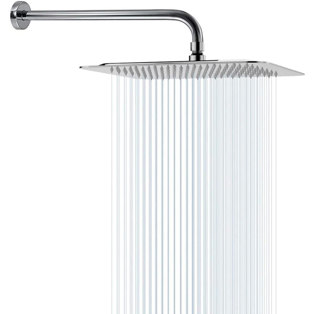 Picture of 6/8/12 inch SS shower set 12/15 inch Shower Arm ( Full set) ( Moving shower)