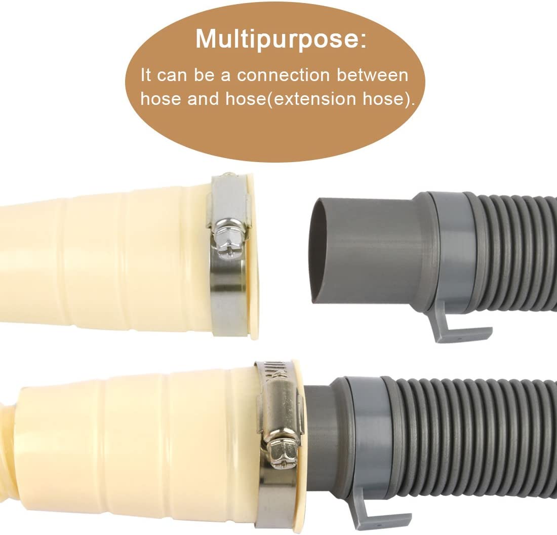 Picture of 5 Feet/ 150CM PVC Washing Machine Drain Hose Extension Kit, Universal Fit All Drain Pipe