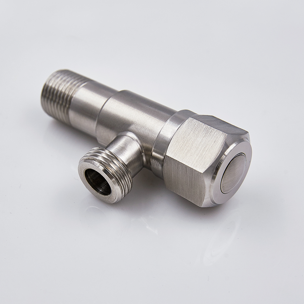 Picture of ATC Sanitaryware- SUS304 Stainless Steel Angle Valve for Kitchen Bathroom Toilet Water Faucet Shut Off 1/2" Valve for Hot and Cold Water Mixer
