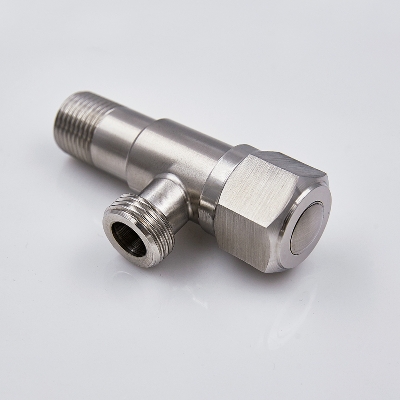 Picture of ATC Sanitaryware- SUS304 Stainless Steel Angle Valve for Kitchen Bathroom Toilet Water Faucet Shut Off 1/2" Valve for Hot and Cold Water Mixer