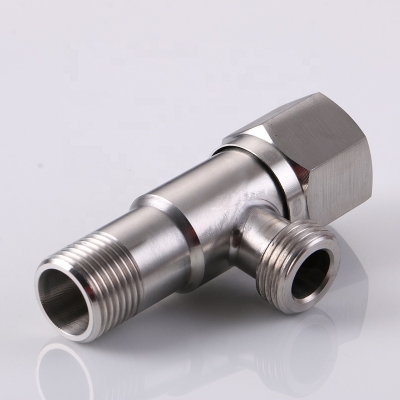 Picture of ATC Sanitaryware- SUS304 Stainless Steel Angle Valve for Kitchen Bathroom Toilet Water Faucet Shut Off 1/2" Valve for Hot and Cold Water Mixer