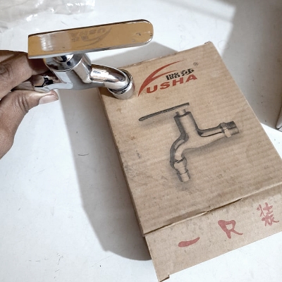 Picture of USHA BIB Water Tap/ Water Faucet Lever System [Body : Metal, Lever: Plastic]