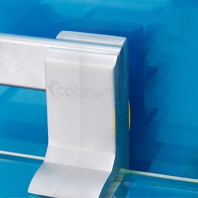 Picture of aluminium frame 2 part set all accessories included in the box screw and royel plugs attaching System Bathroom glass corner shelve 2 Layer