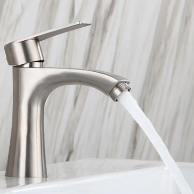 Picture of SUS304 Piller Cock for basin / deck mounted taps sus304 lever tap single handle bathroom faucet for washing basin - Couture - High-end