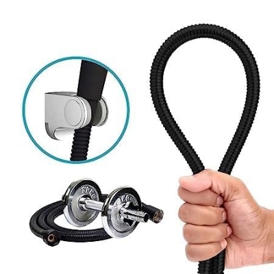 Picture of High Density Stainless Steel Flexible Shower Hose, Health Faucet Tube, Hand Shower Pipe/Tube  (1.2 MTR (Black))