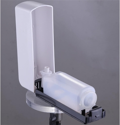 Picture of Wall Mounted Soap Dispenser for bathroom, Refillable Container Liquid Dispenser Soap Bottle (350 ml)