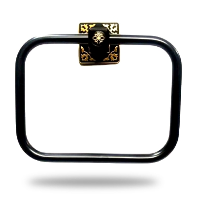 Picture of SUS304 Stainless steel Rectangular Towel Rail [Black]