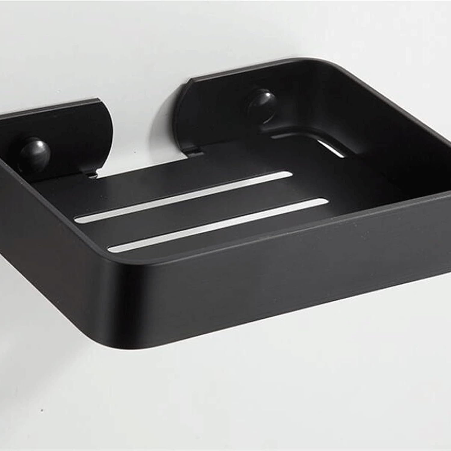 Picture of SUS304 Stainless Steel Heavy Duty Soap Case/ Dish/ Tray [Mate Black]