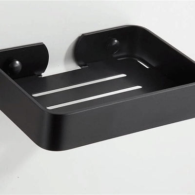 Picture of SUS304 Stainless Steel Heavy Duty Soap Case/ Dish/ Tray [Mate Black]