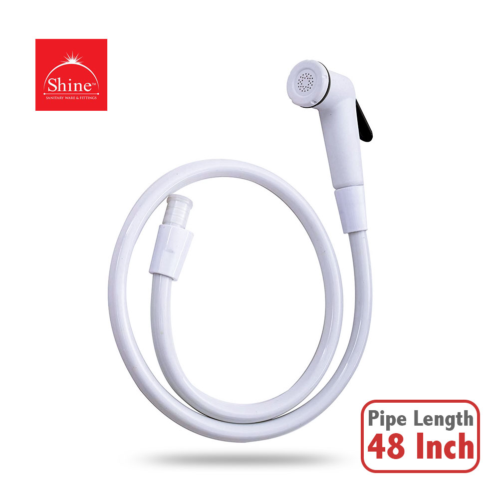 Picture of RFL-Shine 48 Inch Toilet Push Shower- Hand Shower- Toilet Shower [Color- White]