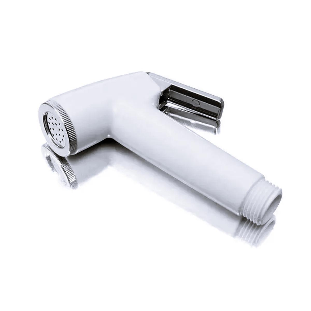 Picture of RAYA Push Shower Head Commode Shower Head Push Button Bathroom Sprayer [White / Off white]