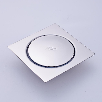 Picture of Floor drainer water outline for Bathroom and kitchen 100% Staineless Steel Grading Chrome polishing