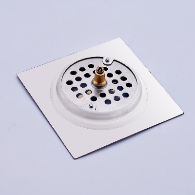 Picture of Floor drainer water outline for Bathroom and kitchen 100% Staineless Steel Grading Chrome polishing