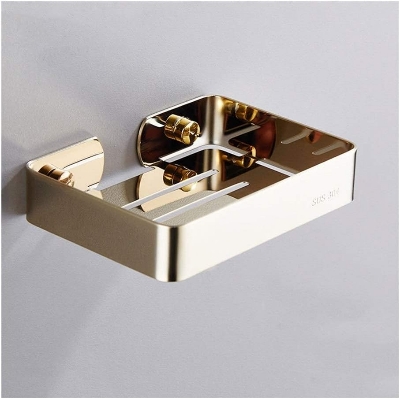 Picture of SUS304 Stainless Steel Soap Case [Gold, 13.5 x 9.5 x 2.5 cm]