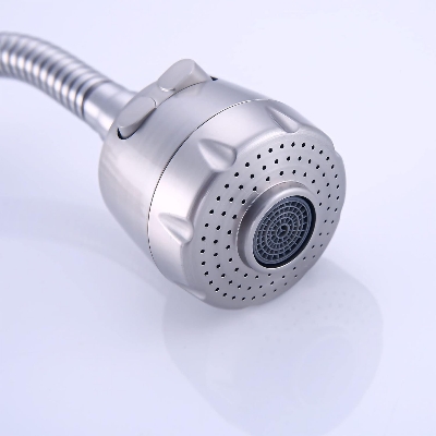 Picture of SUS304 Wall Mounted Mixer 360 Flexible Sink Cock for Kitchen (Stick Lever)