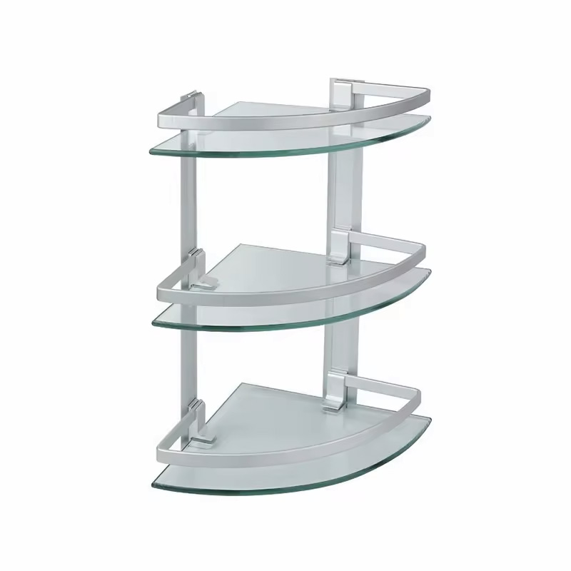 Picture of Three-Story Bathroom Corner Shelf Wall Mounted
