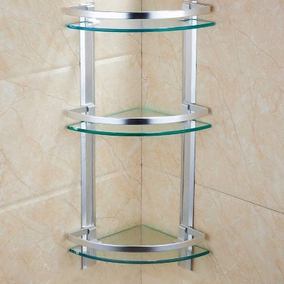 Picture of Three-Story Bathroom Corner Shelf Wall Mounted