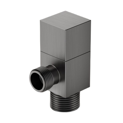 Picture of Solid Brass Black Square Valve Bathroom Accessory 1/2*1/2 Suqare Toilet Angle Valve Filling Valve