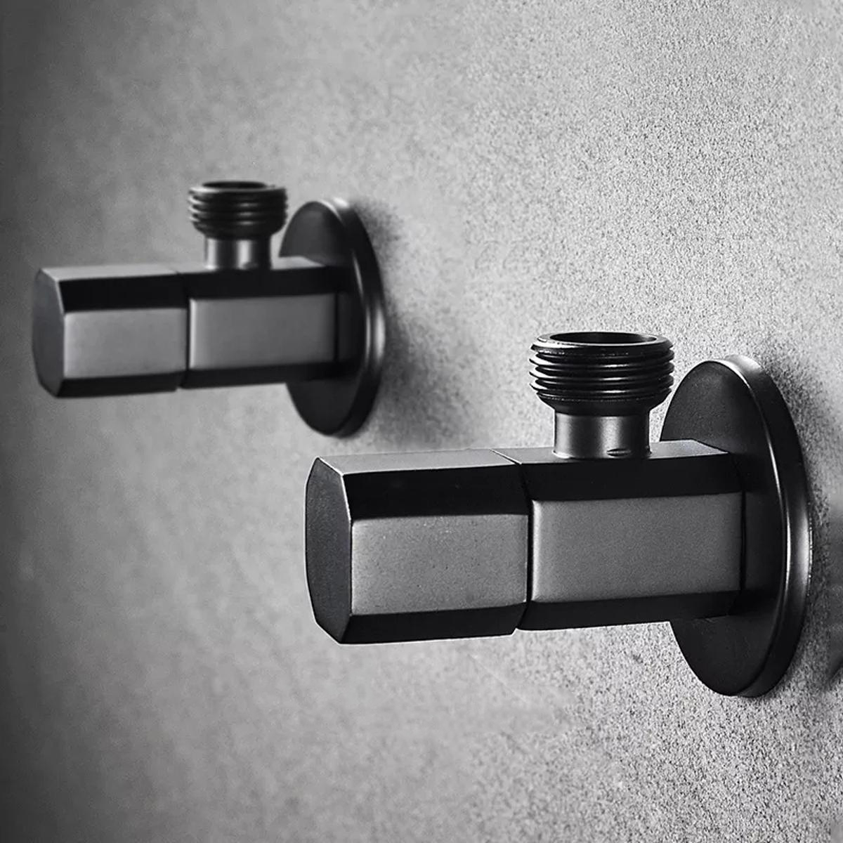 Picture of Black Angle Stop cock / Angle Valve