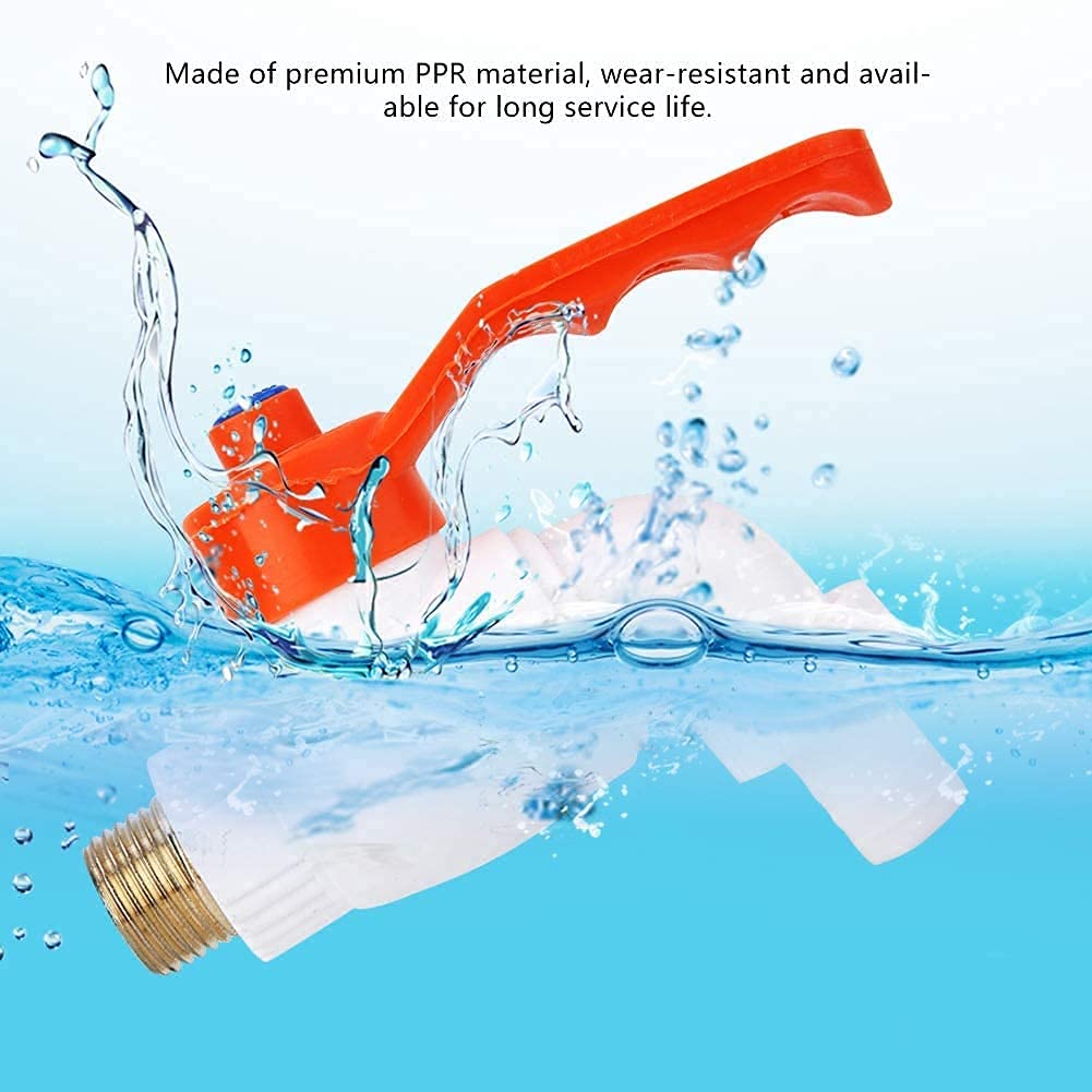 Picture of ATC Sanitaryware- Turkey Nozzle Tap, Multipurpose Heavy Duty PVC Nozzle Tap, Tap Valve for Garden, Kitchen, Bathroom