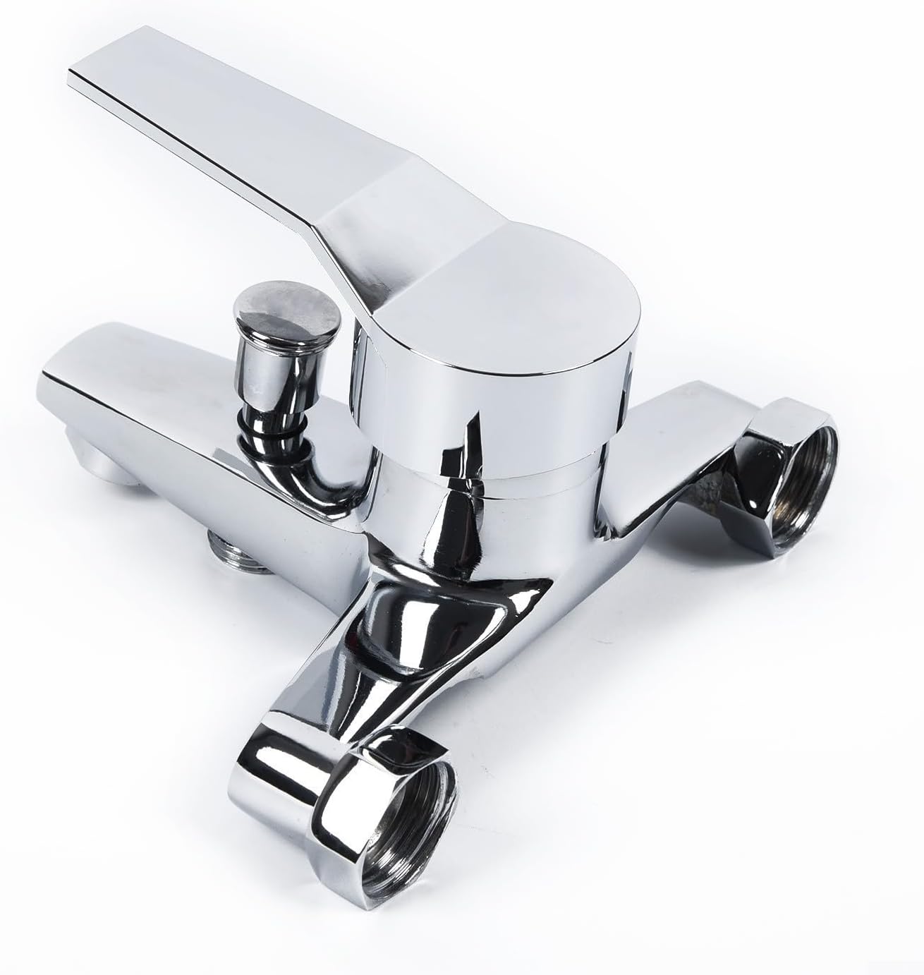 Picture of Hot And Cold Water Mixer Tap, Mixing Control Valve For Bathroom Shower, Wall Mounted Shower Head Faucet Valve, Cold And Hot Water Tap Manual Bath Tub Shower Mixer Faucet