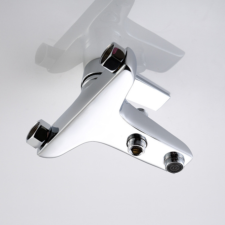 Picture of Hot and Cold Mixing Tap for Bathroom [BTM10, Silver Chrome]