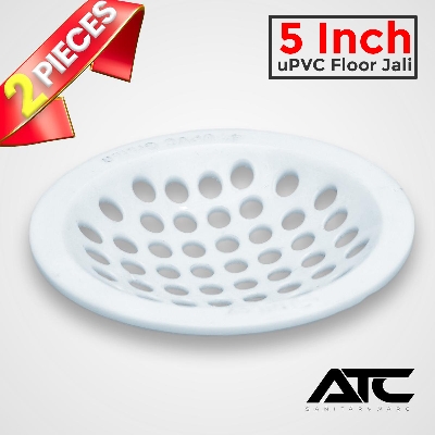 Picture of 5 Inch uPVC Floor Jali, Drainage Net - 2 Pieces