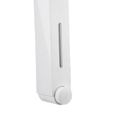 Picture of Wall Mounted Manual Push-Button Soap Dispenser | Shower | Lotion | Shampoo | with Gel Bottle [White; 420ml]