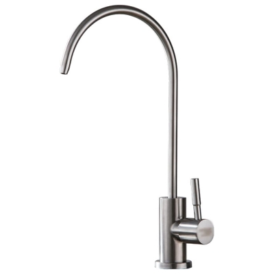 Picture of 1/4 Inch Stainless Steel Faucet Water Filter Tap for Kitchen Sink Rotation Faucet Fast Connection Drinking Water