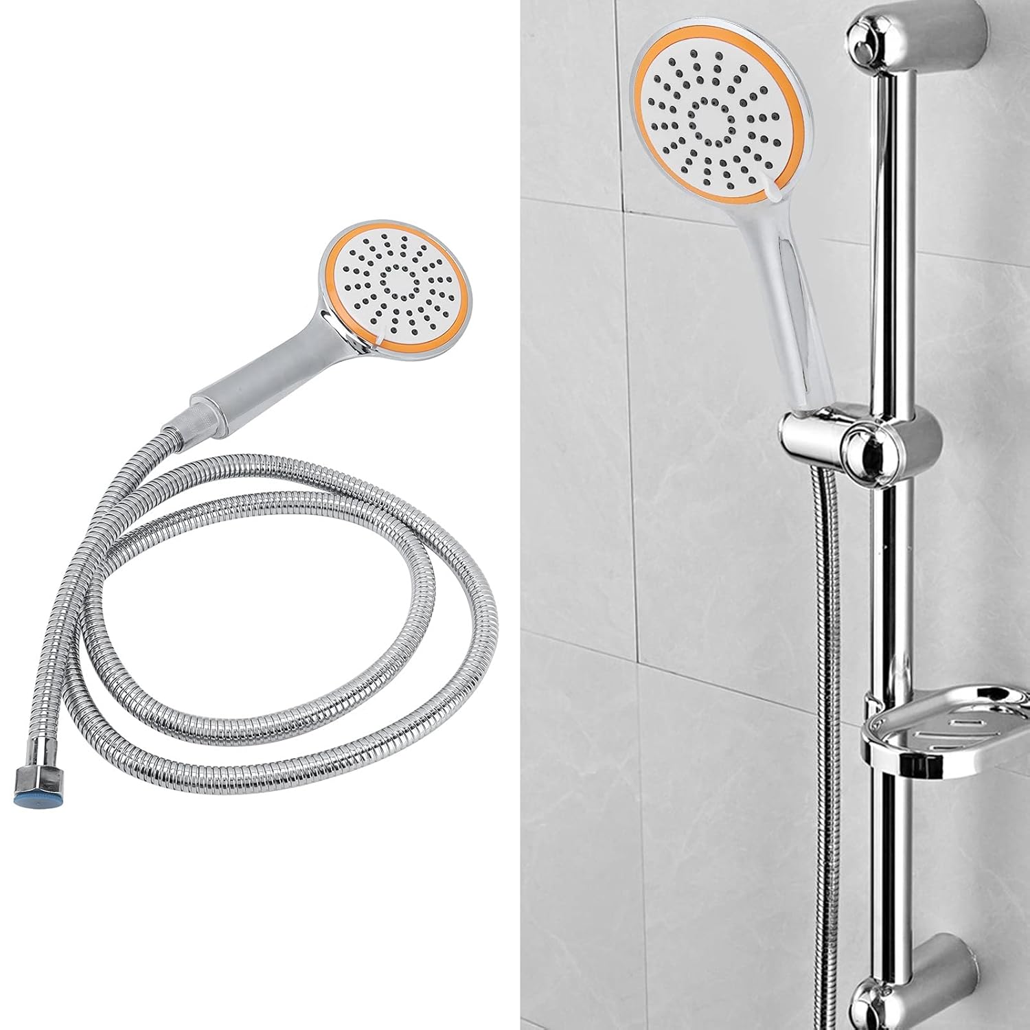 Picture of Handheld Shower Kit Bath Shower with 3‑Function & 48 Inch Hose Pipe for  Bathroom
