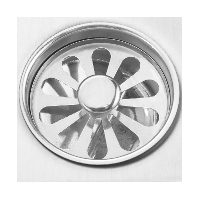 Picture of 5 Inch Floor Drain with Removable Stainless Steel Grid for Bathroom, Toilet & Kitchen