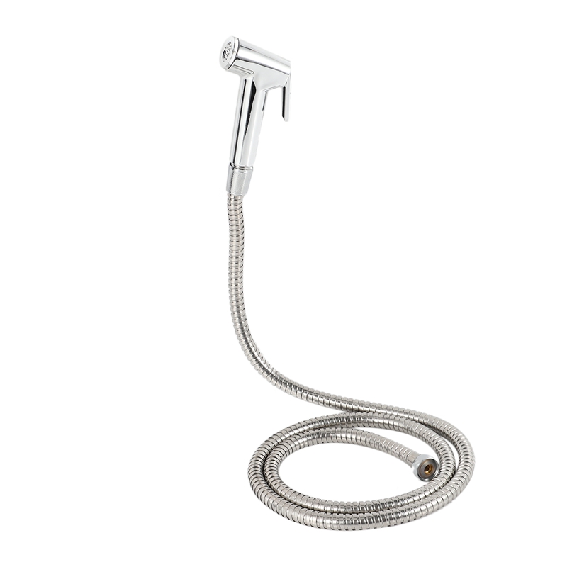 Picture of Raya Toilet Push Shower with 48 Inch SS Hose Pipe [Full Set]