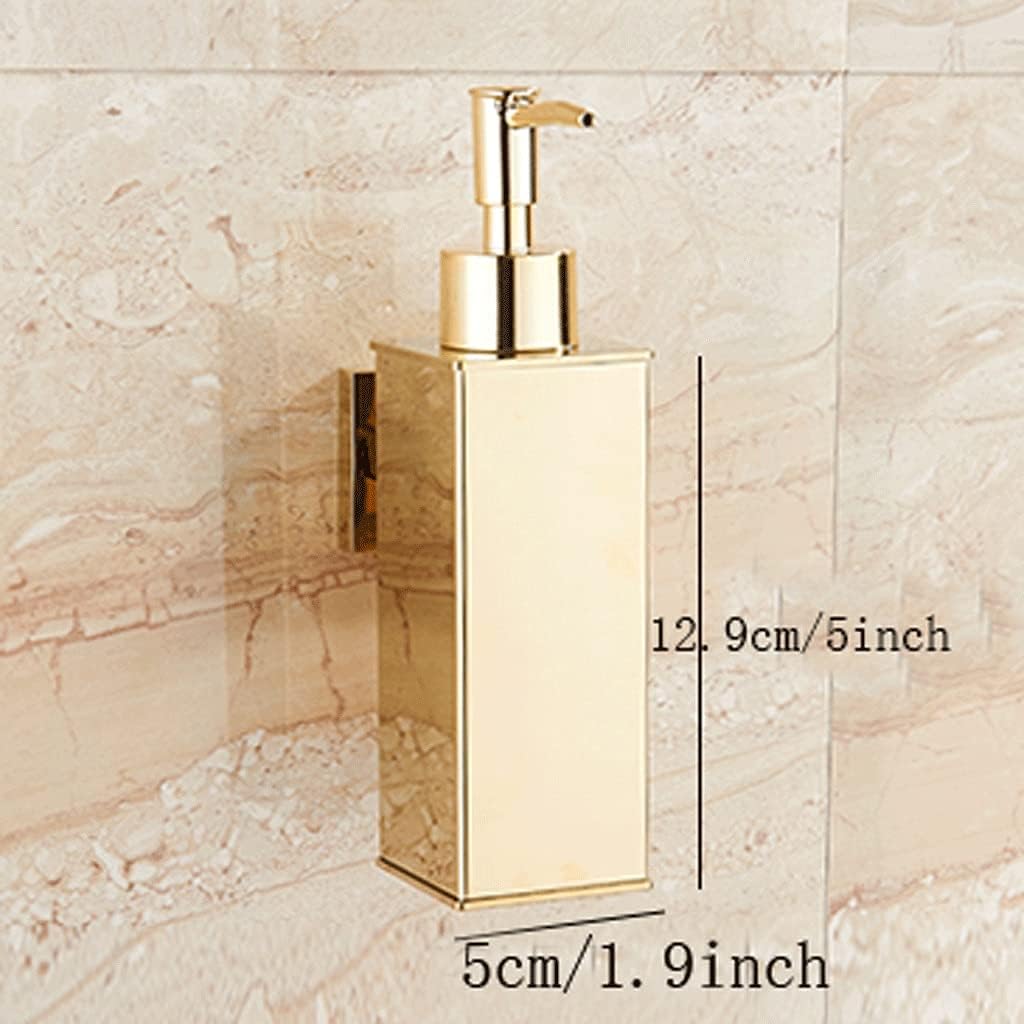 Picture of SUS304 Luxurious Stainless Steel Manual Soap Dispenser [Wall Mount; Gold, Black, Silver]