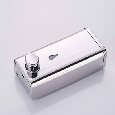 Picture of LINDA Stainless Steel Wall Mounted Liquid Soap Dispenser - 400 ML [Silver; 400 ml]