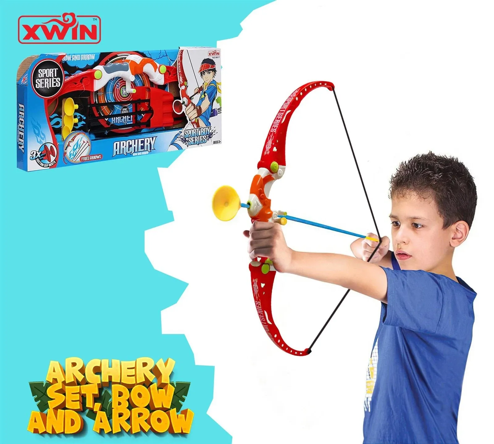 Picture of Crossbow Gun Toy Set for Kids, Amazing game play for kids game .